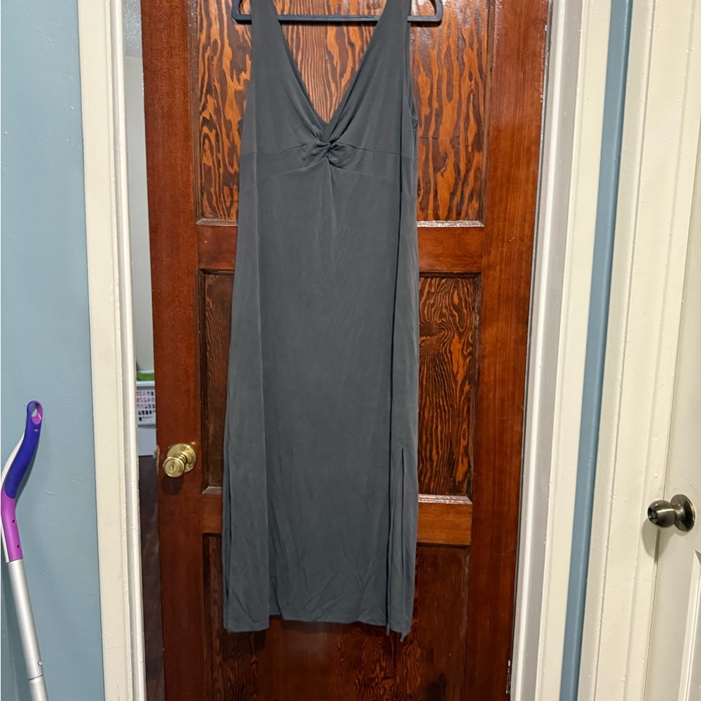 Splendid Charcoal V-Neck Dress